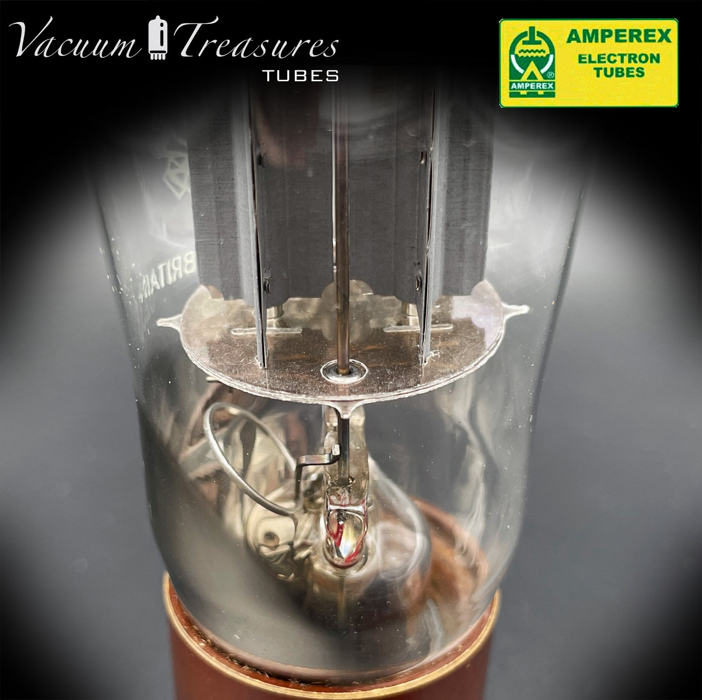 GZ33 AMPEREX BugleBoy by Mullard Blackburn Halo Getter Made in Great Britain '64