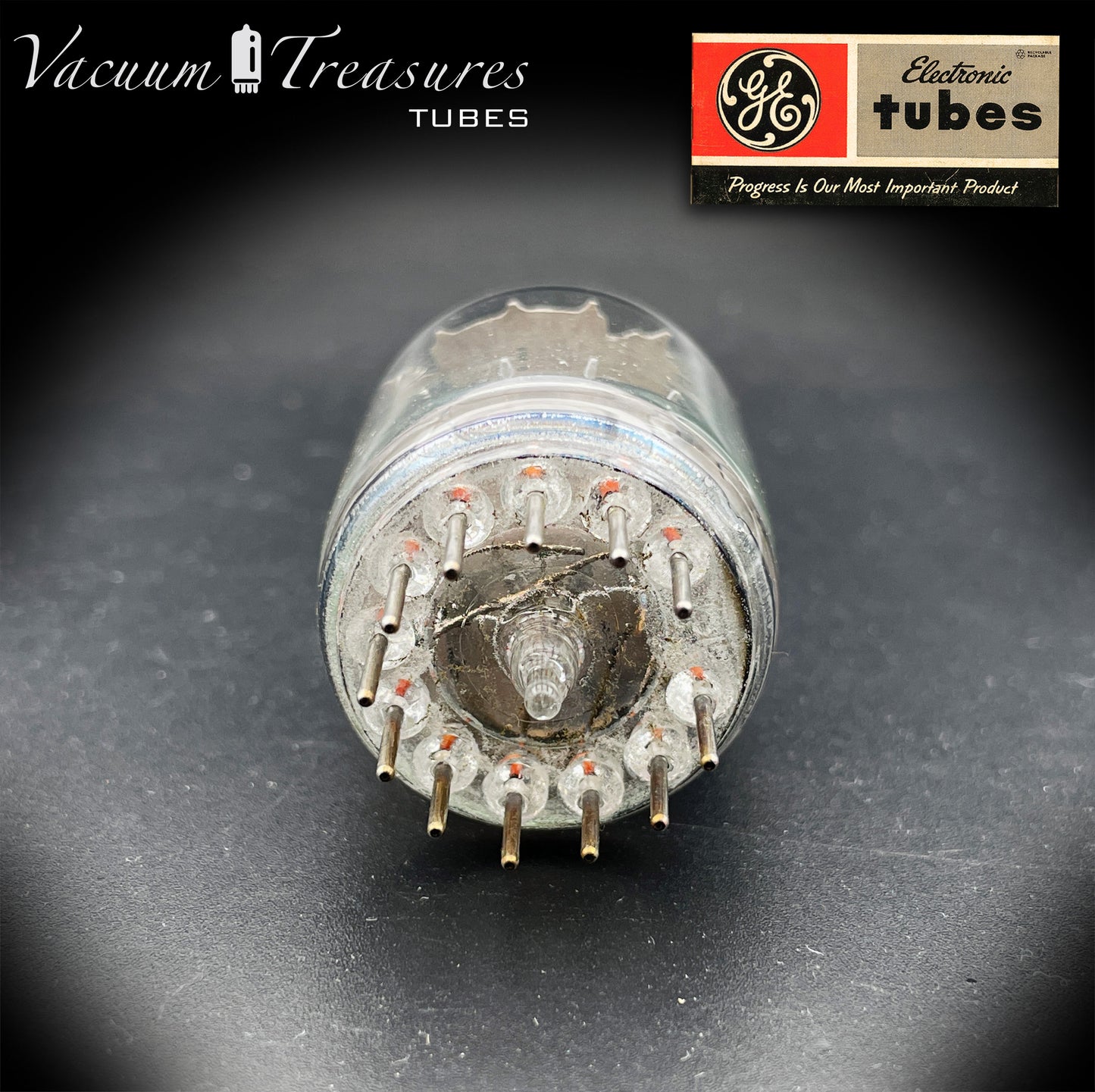 6C10 GE NOS NIB Compactron Triple Triode Tube AMPLITREX Tested USA 1972 Fender Ampeg
