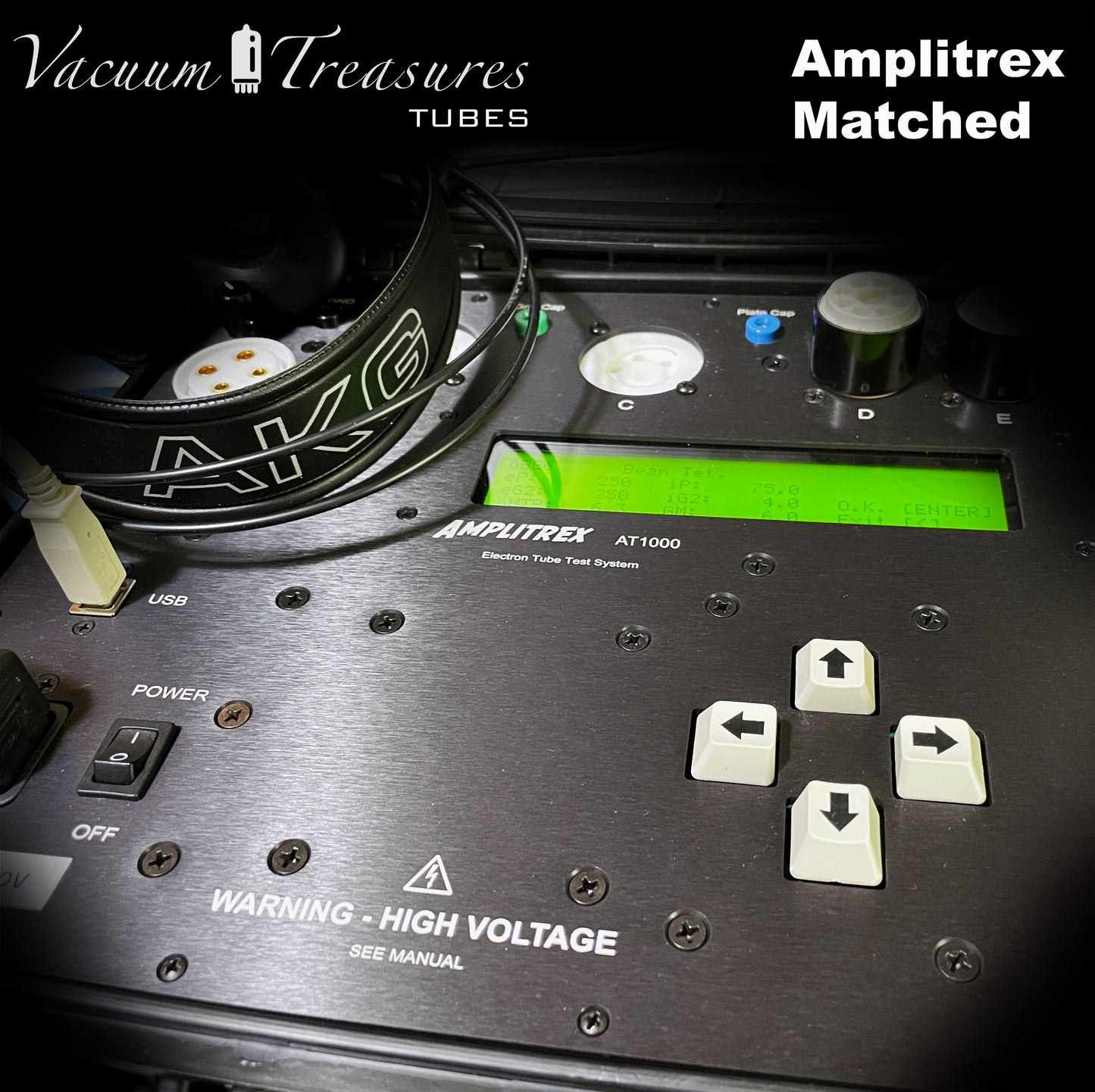 6CA7 EL34 AMPEREX by PHILIPS Eindhoven Metal Base ’55 One-Piece Disc Getter Matched Pair Amplitrex Tested Curves Included