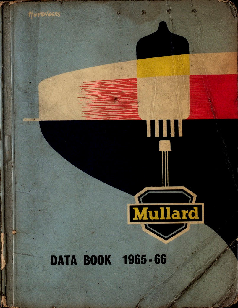 12AU7 / ECC82 MULLARD Mitcham k61 Short Plates Halo Getter Balanced Test Like NOS