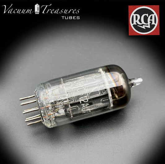 JRC 12AU7 ( ECC82 ) RCA Long Black Plates Square Getter AMPLITREX Tested Tube