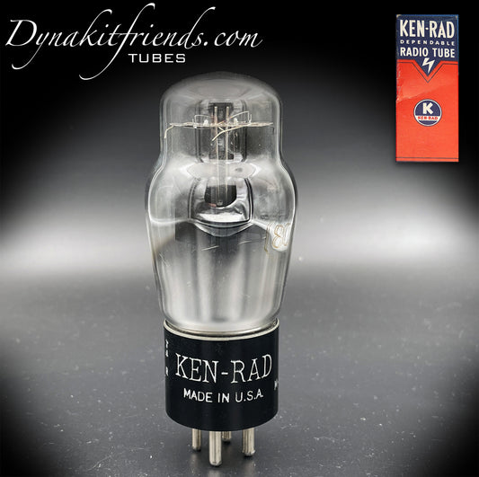 80 ( 110E/59 ) KEN-RAD Black Plates Hanging Filaments Rectifier Tube Made in USA