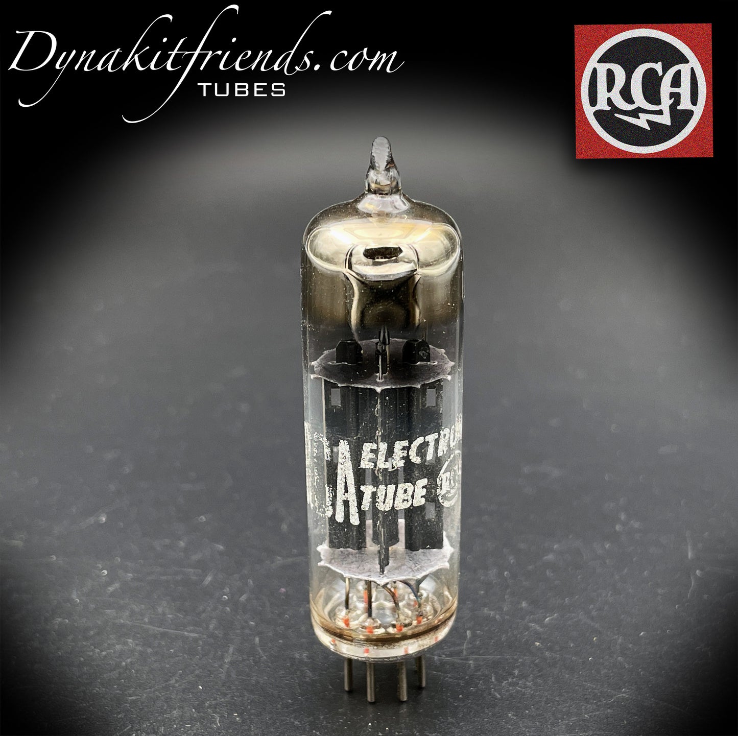 6X4 (EZ90) RCA-Gleichrichter, hergestellt in den 1950er Jahren, mit FOIL-NOPLED-GETTER für AUDIO NOTE