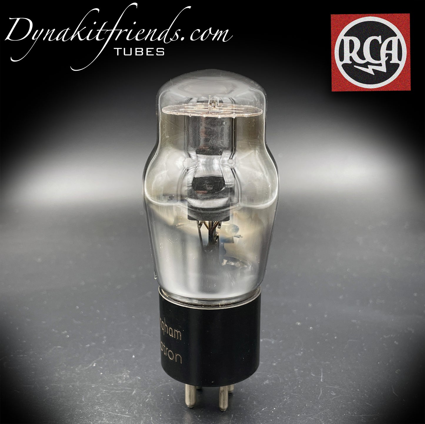 80 ( 110E/59 ) RCA Cunningham RADIOTRON Black Plates Hanging Filaments Rectifier Tube Made in USA