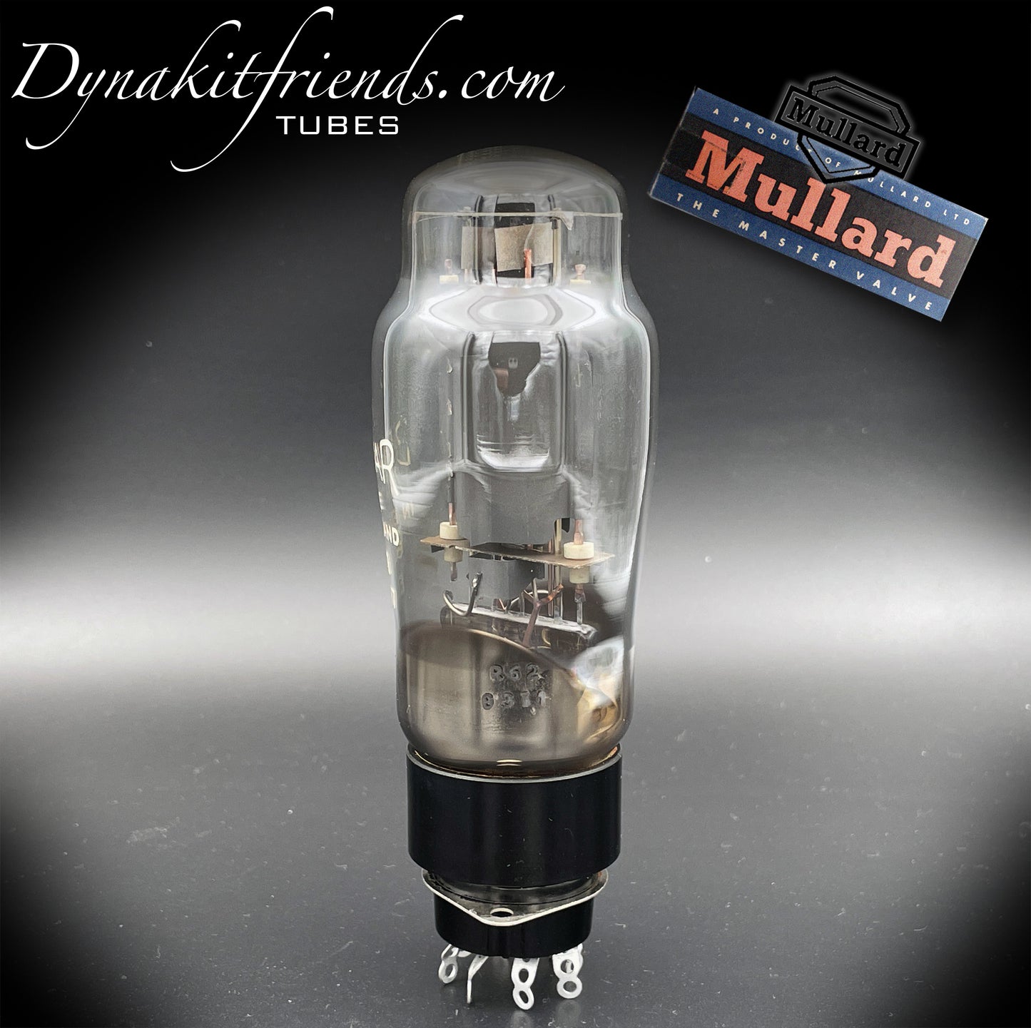 EL37 ( 6L6G ) MULLARD Blackburn labeled BRIMAR Dual Halo Getter Test Very Strong Tube Made in GT. Britain