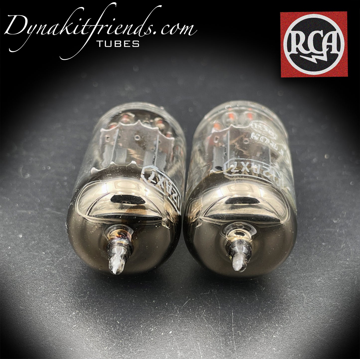 12AX7 ( ECC83 ) RCA Long Gray Plates [] Getter Matched Tubes MADE IN USA '59