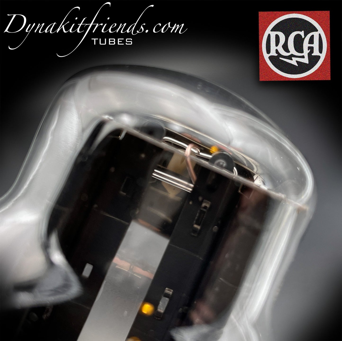 5Z3 ( VT-145 ) RCA Black Plates Top [] Getter Tube Rectifier Made in USA - Vacuum Tubes Treasures