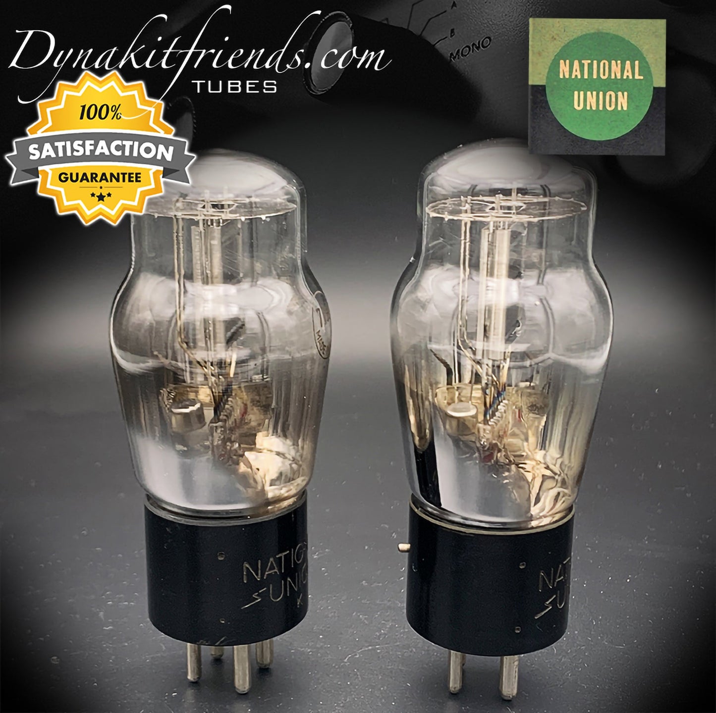 71A ST NOS NATIONAL UNION Power Triode Matched Pair Tubes Made In USA