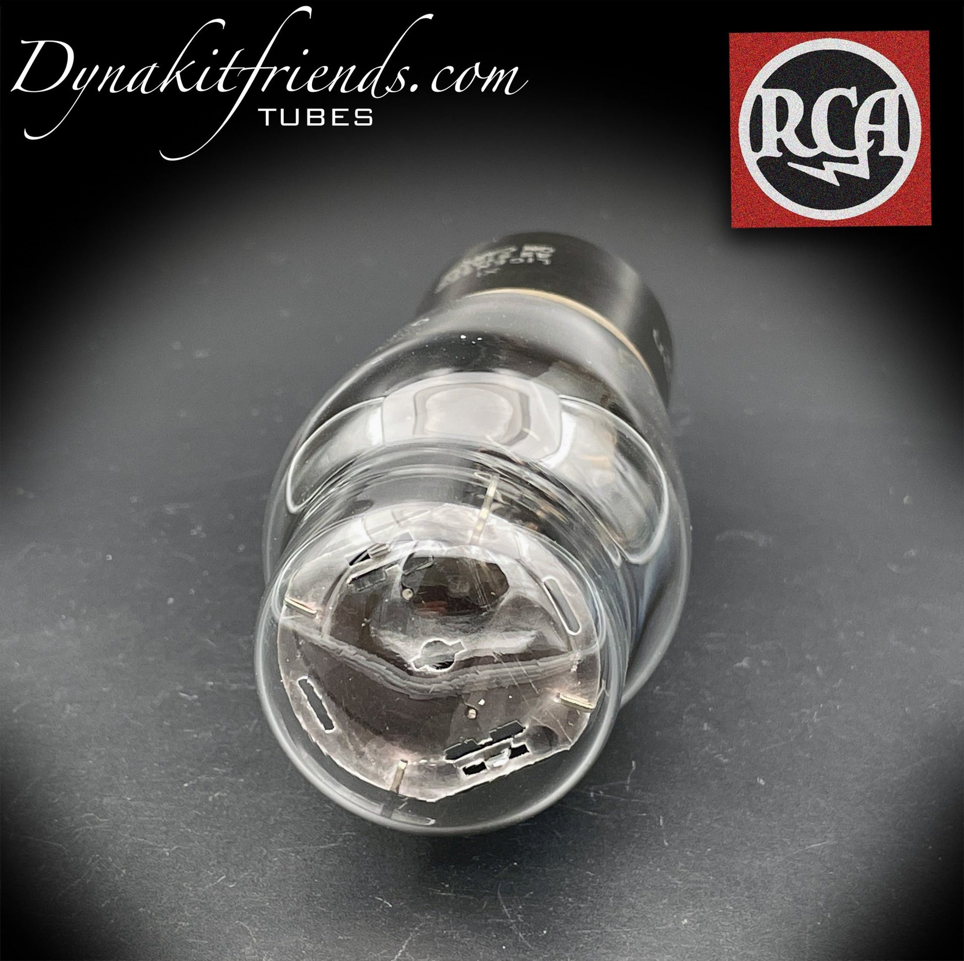 80 ( 110E/59 ) RCA Black Plates Foil Getter Rectifier Tube Made in USA - Vacuum Tubes Treasures