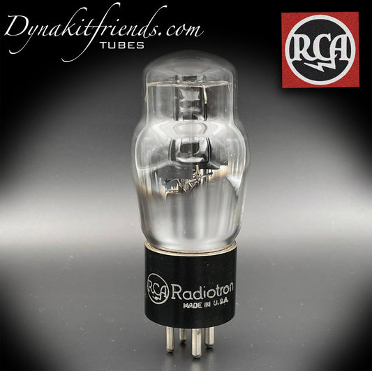80 ( 110E/59 ) RCA Black Plates Foil Getter Rectifier Tube Made in USA - Vacuum Tubes Treasures