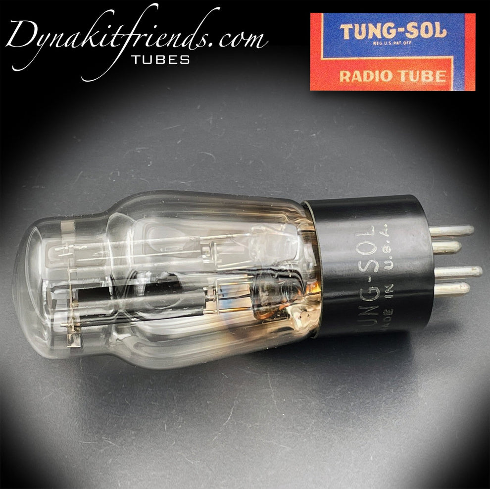 80 ( 110E/59 ) TUNG-SOL NOS Black Plates [] Getter Rectifier Tube Made ...