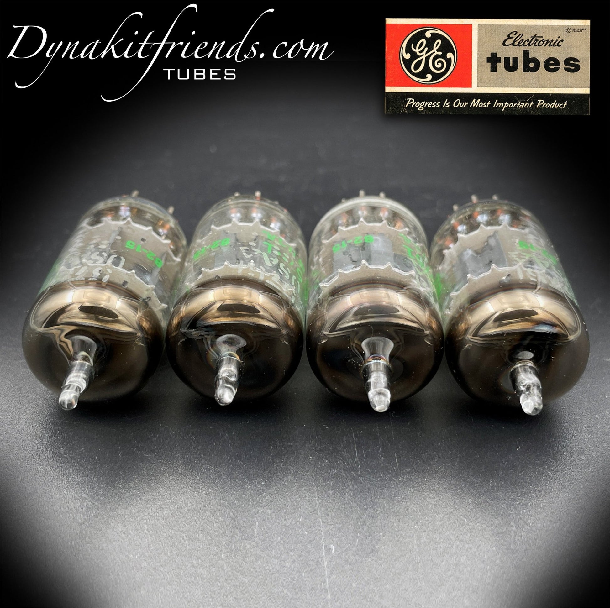 JAN - 5751 ( 5751 ) GE NOS NIB Military Quality O Getter Matched Tubes Made in USA - Vacuum Tubes Treasures